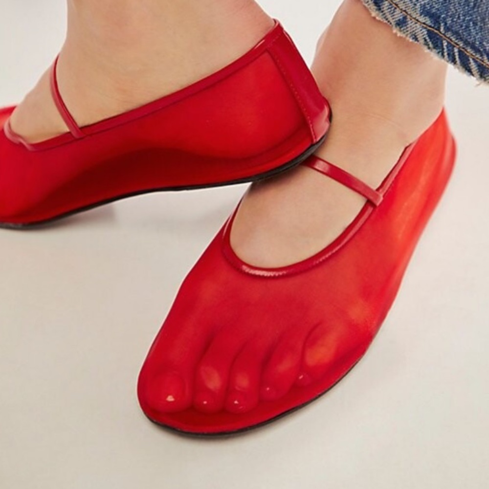Jeffrey Campbell Red Flats